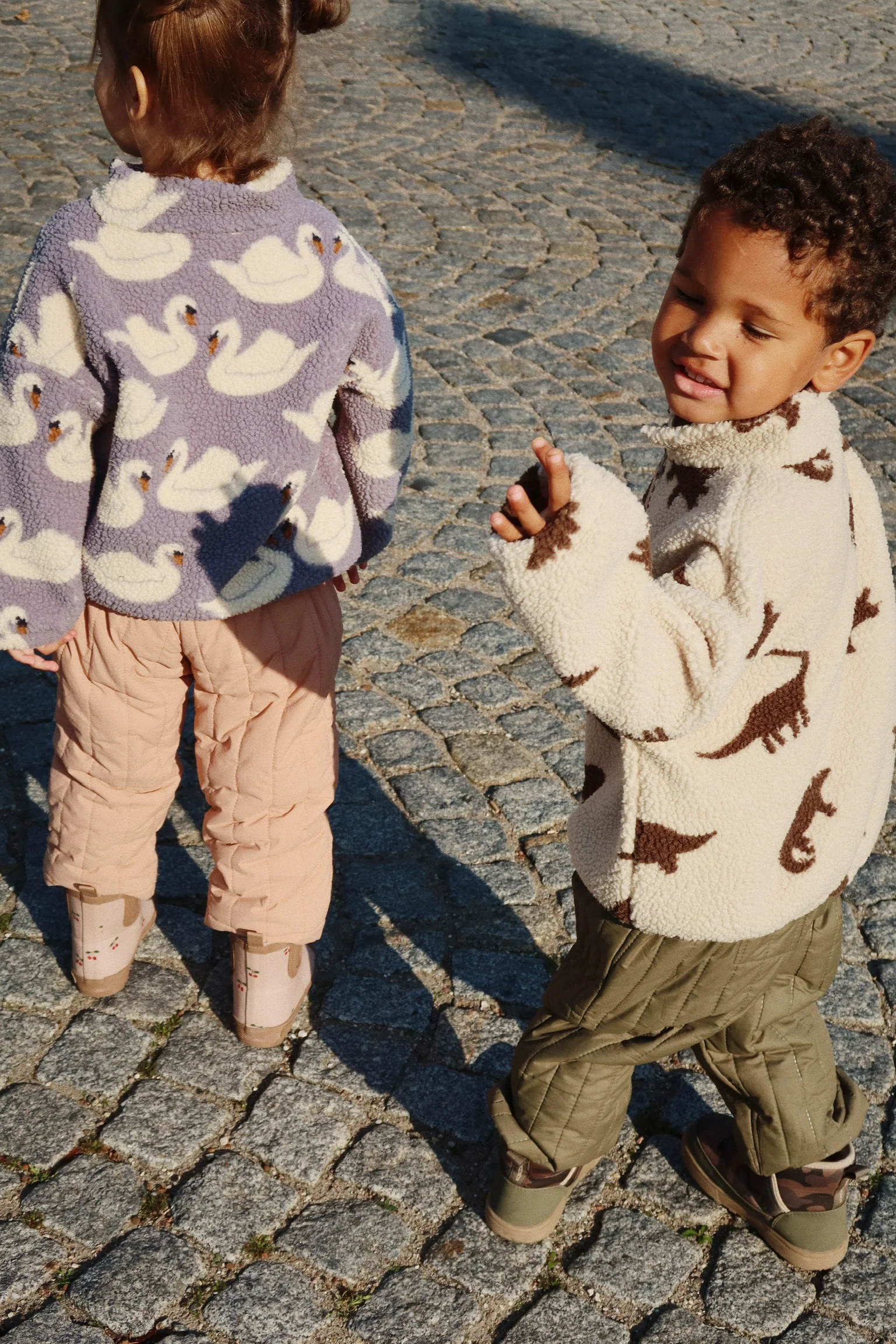 Jody Teddyjakke - dino silhouette - 12M