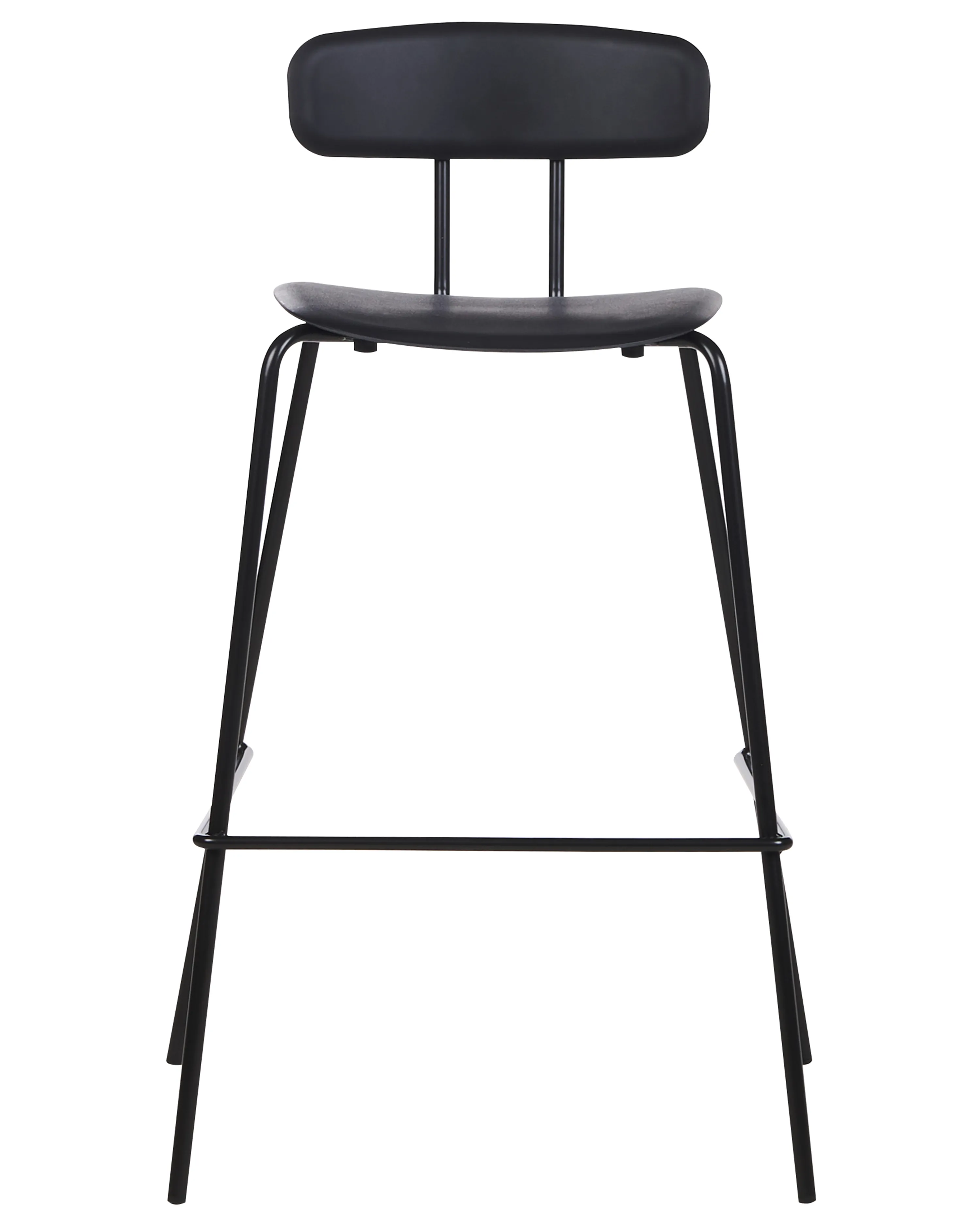 Set van 2 barstoelen SIBLEY Zwart