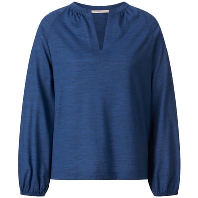 Damen-Blusenshirt, Kobaltblau