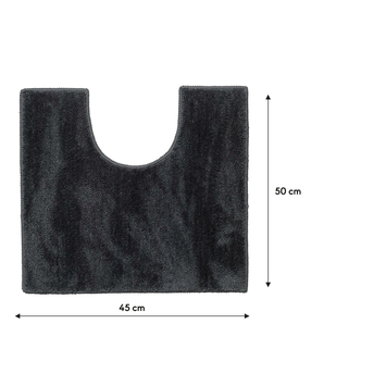 Sealskin toiletmat doux 45x50cm donkergrijs