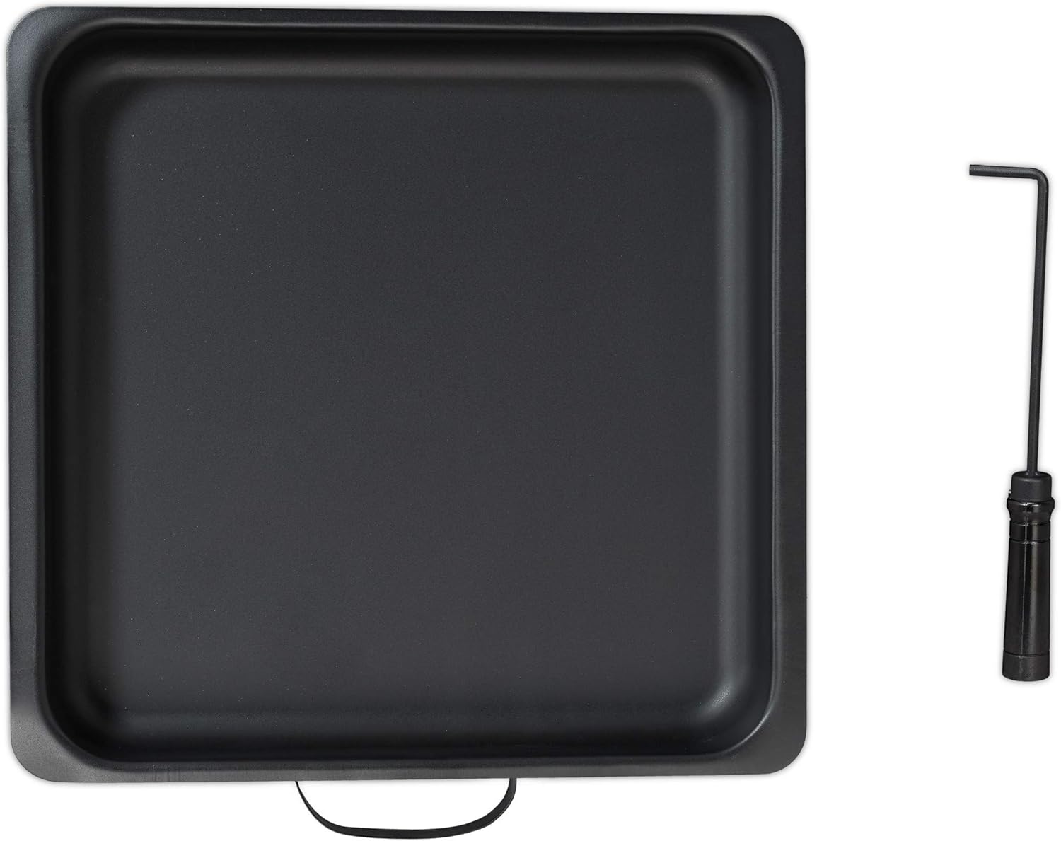 Relaxdays, schwarz Terrassenofen mit Grill, Feuerstelle mit Funkenschutz, Schürhaken, massiv, Stahl, 110 x 63 x 51 cm 10026555