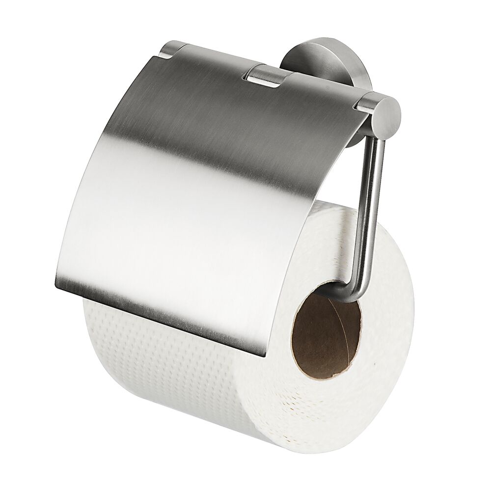 Geesa Nemox toiletrolhouder met klep RVS geborsteld
