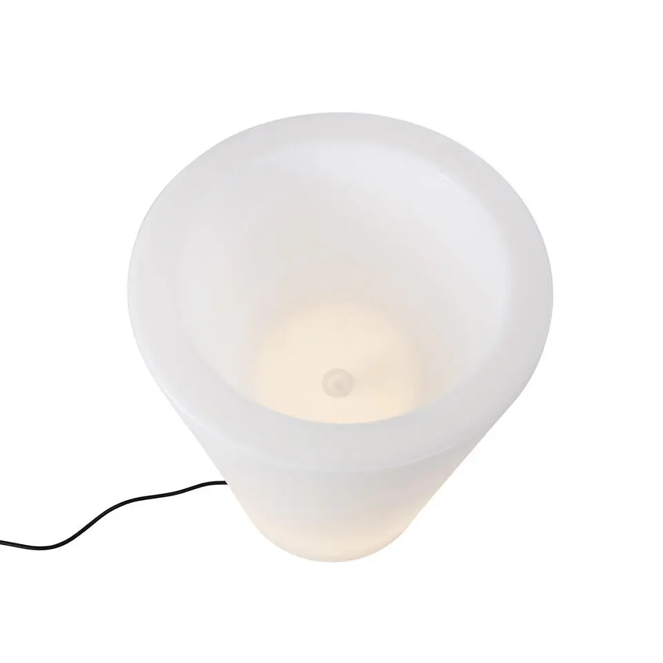 Qazqa staande buitenlampen verano wit e27