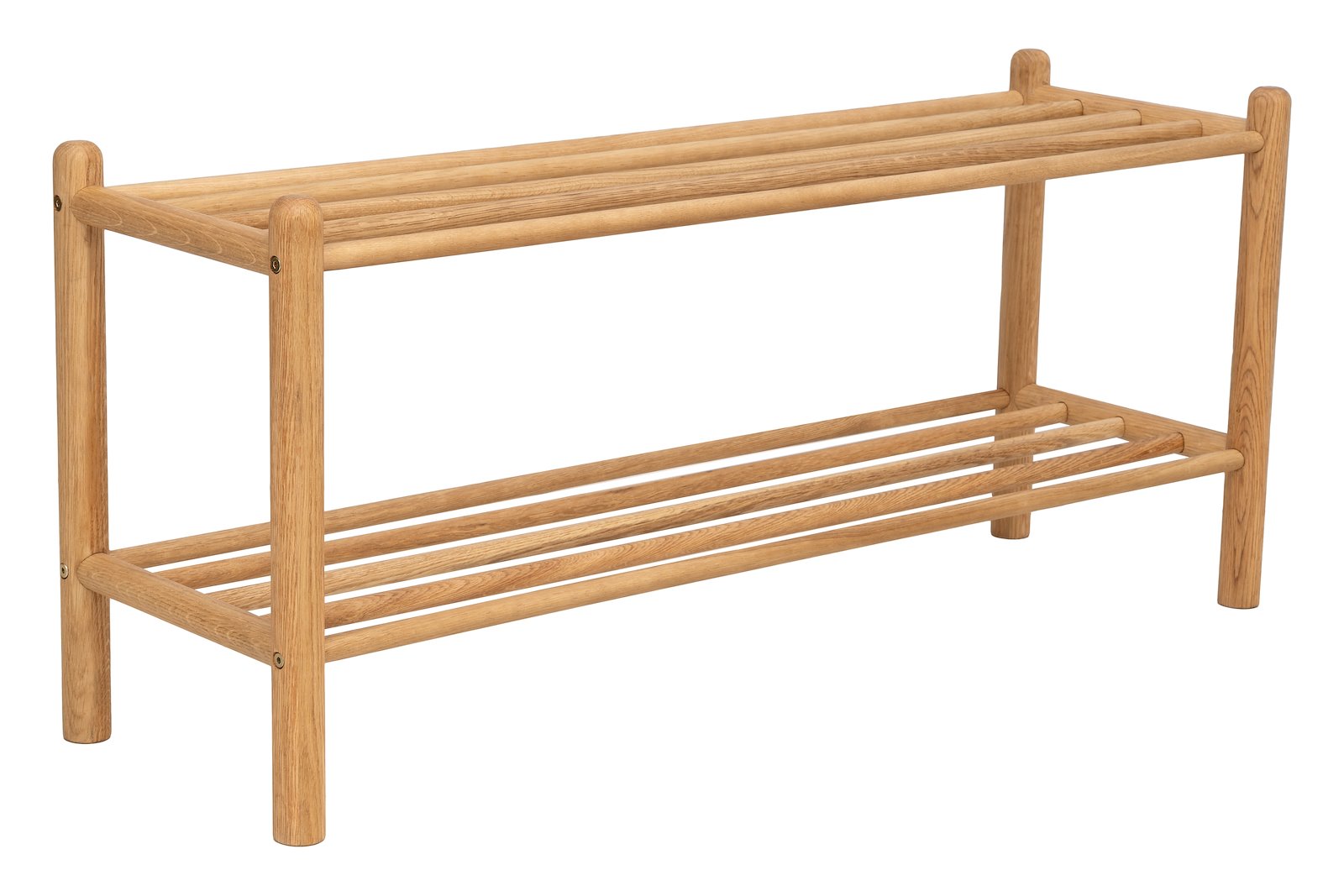 Aspen skohylle Natur eik oljet str 100x30x44cm