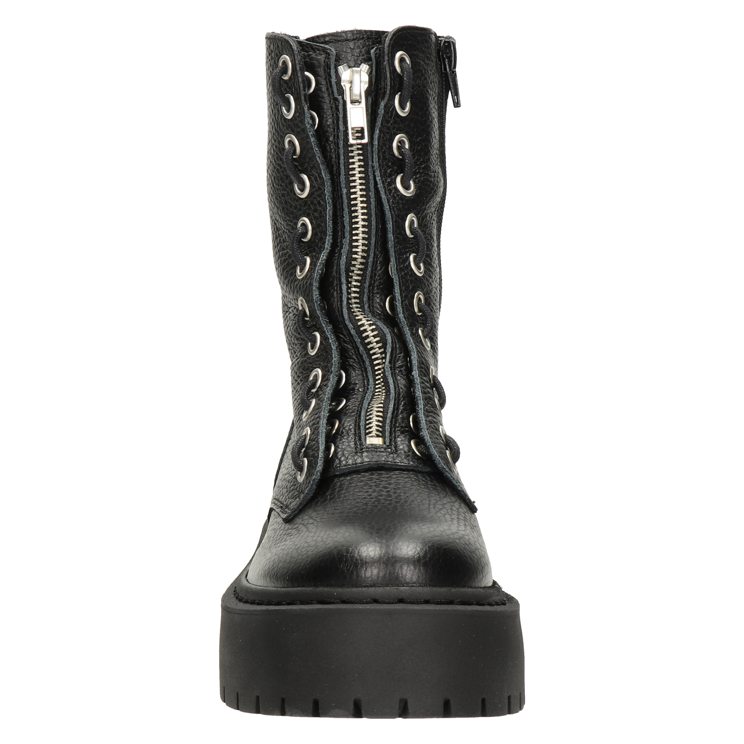 Steve Madden Odilia dames veterboot Steve Madden Zwart
