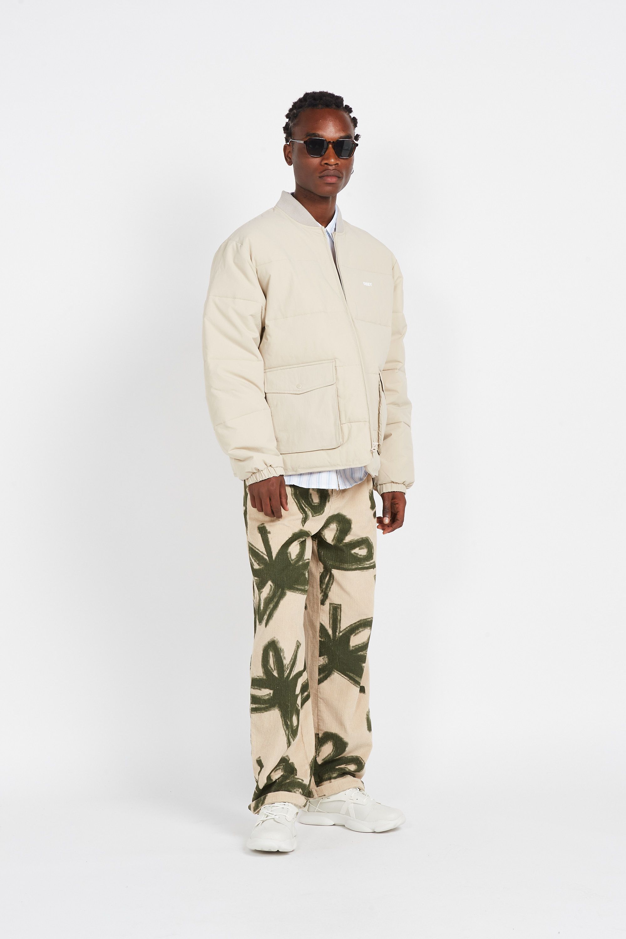 OBEY Bomber CHARIE SIG SIV Beige