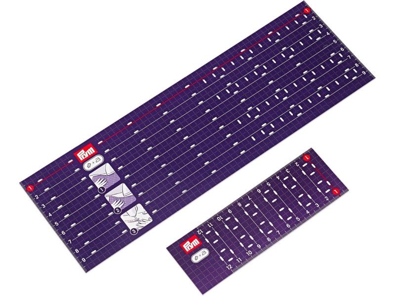 Prym Bügellineal Universal, 2 Stück Lineal zum Bügeln für Nähvorbereitungen