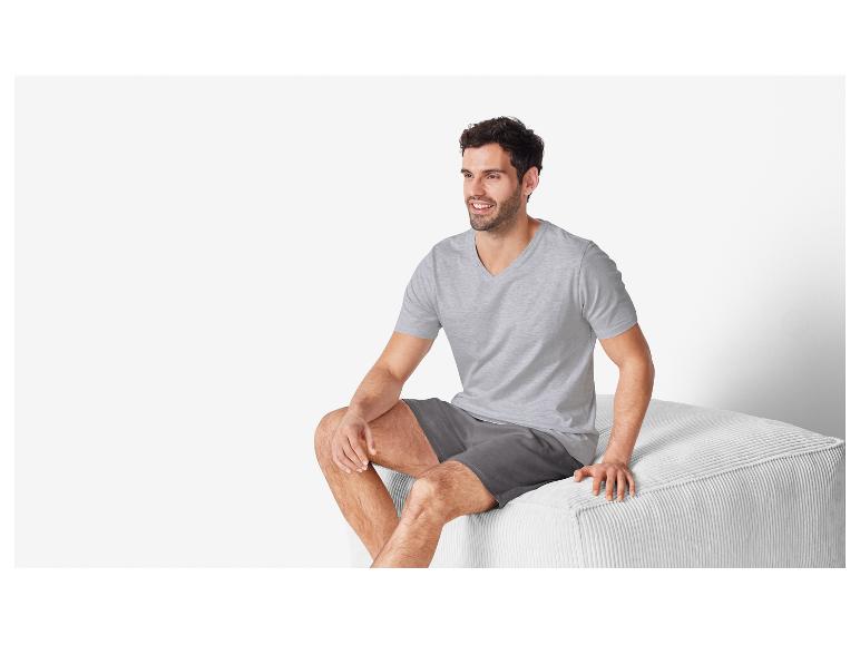 Korte linnen heren pyjama