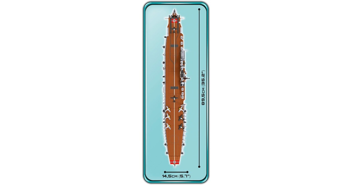 COBIAircraft Carrier Graf Zeppelin Constructiespeelgoed  (Schaal 1:300)