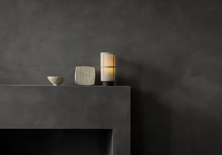 Audo Copenhagen Hashira tafellamp LED oplaadbaar Raw