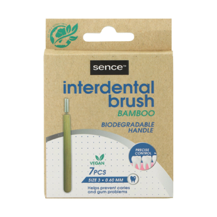 SenceFresh Interdentale Ragers Bamboe - 0,60mm 7ST