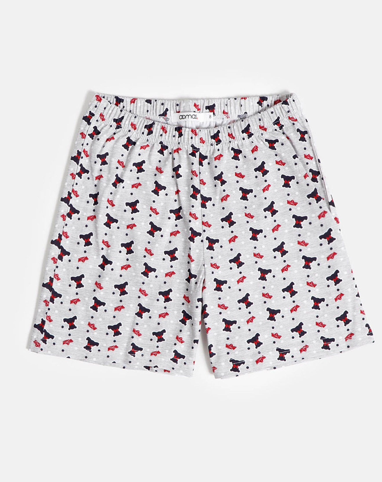 Admas Pyjama Teddy mignon bleu marine/blanc