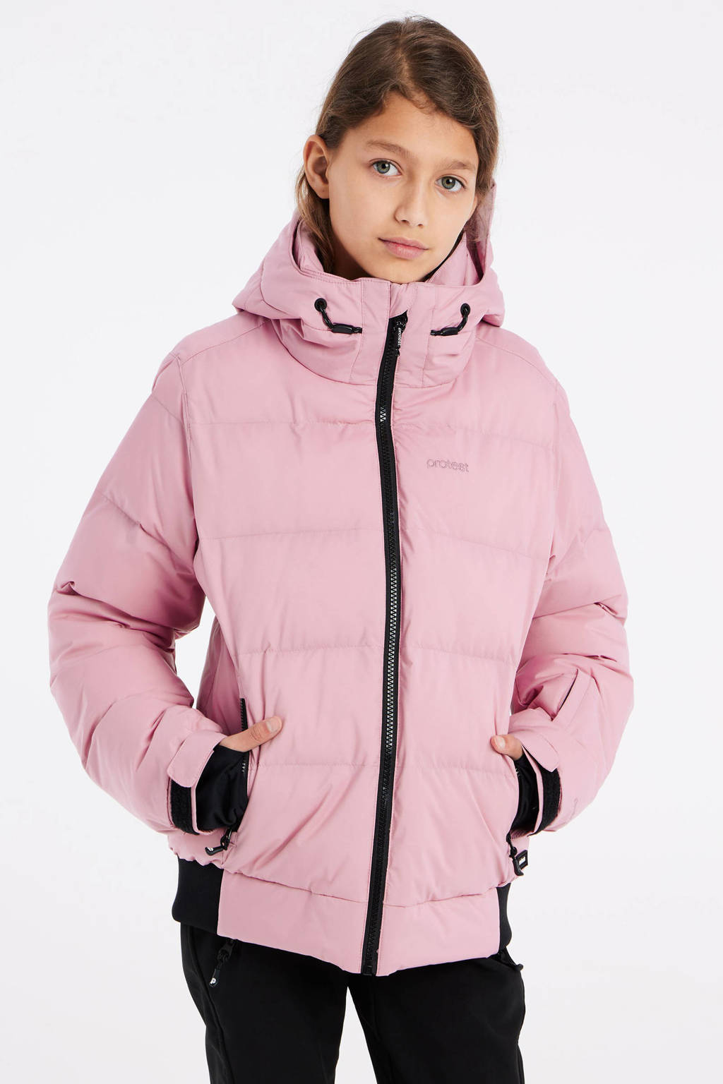 Protest ski-jack PRTELINY JR roze/zwart