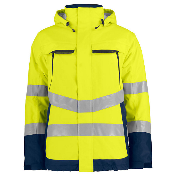 PROJOB Parka softshell dblée HV jne/marine L