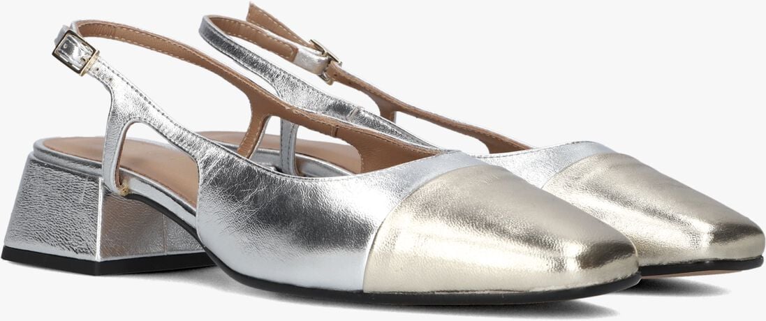 zilveren notre-v slingbacks 08-224