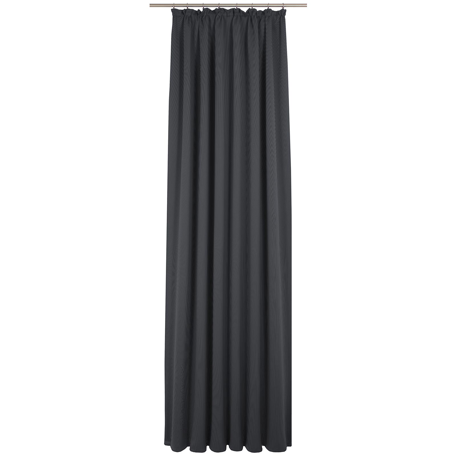 Einzelschal UNI COLLECTION - dunkelblau - mit Kräuselband - 145x145 cm