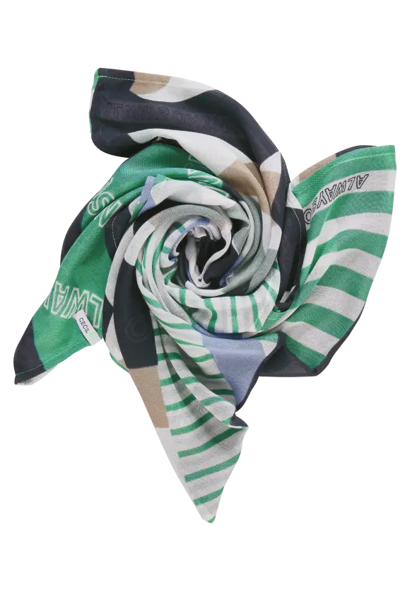 Patchwork Modal Loop - grass green