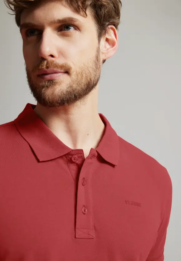 Piquée Poloshirt - lobster red