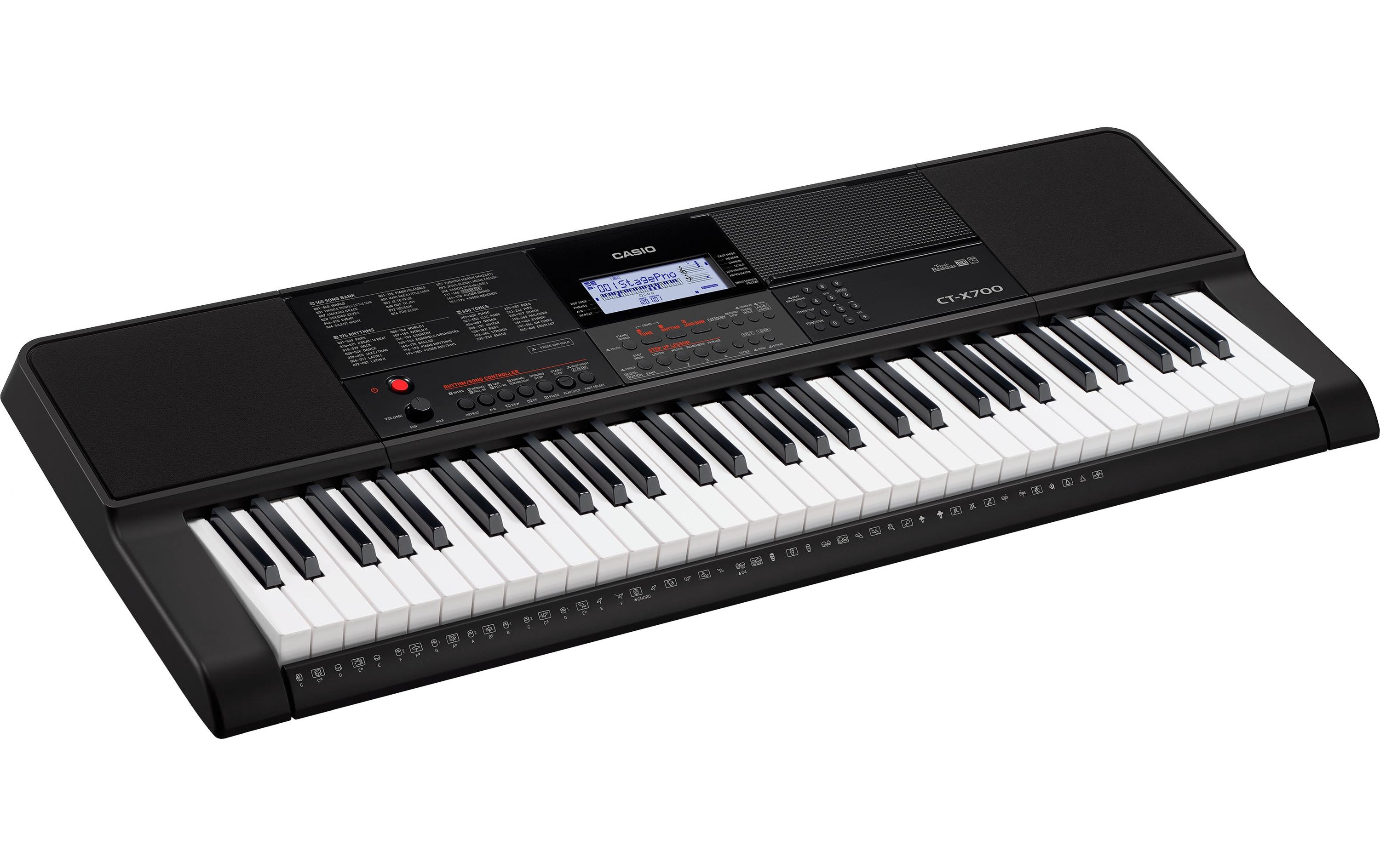 Keyboard CT-X700<br>Portables Keyboard mit 61 anschlagdynamischen Tasten