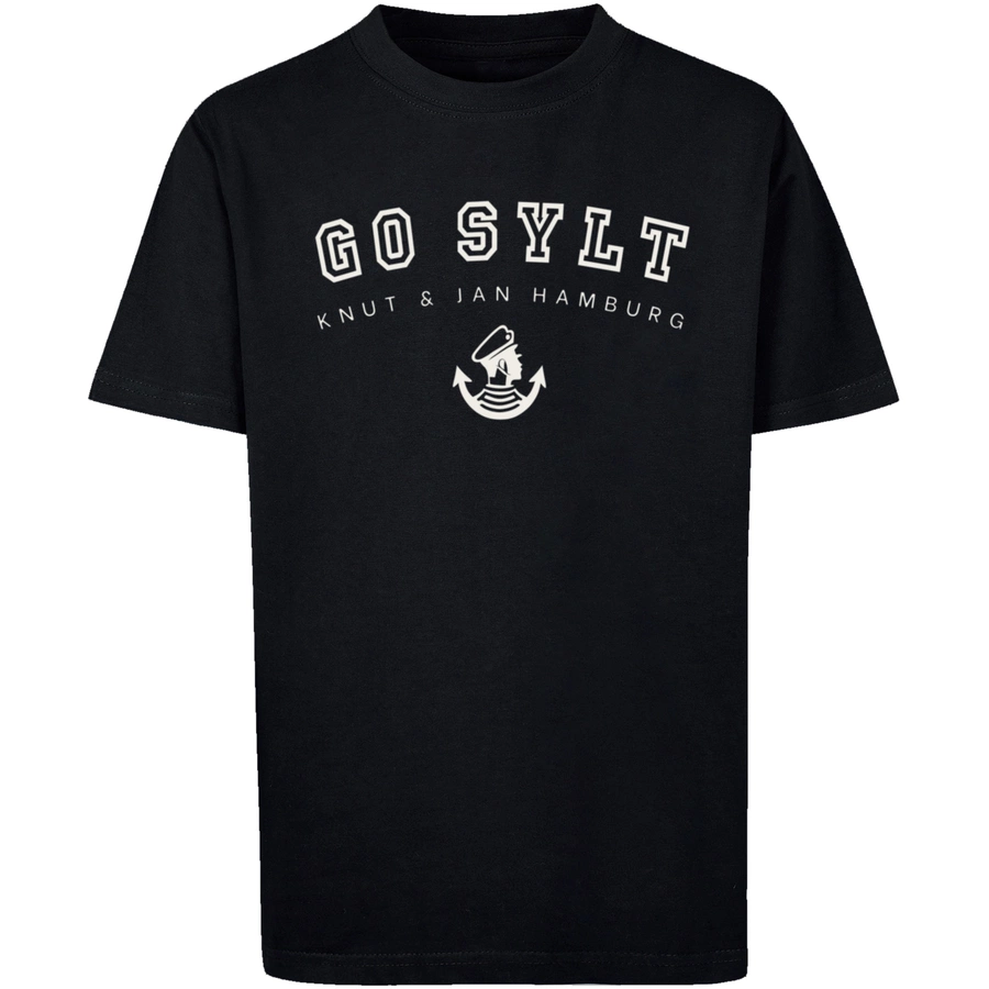 F4NT4STIC T-Shirt Go Sylt Knut & Jan Hamburg schwarz