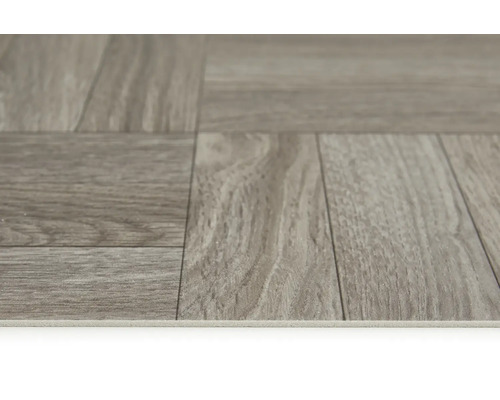 PVC vloerbedekking Cube eiken grijsbruin FB584 200 cm breed (per meter verkocht)