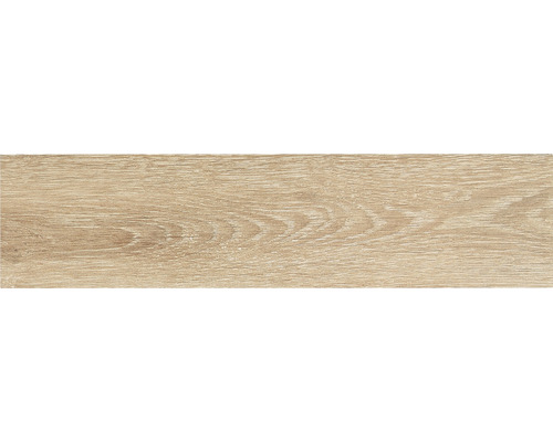 Wandtegel van steengoed, afmeting 7,5 x 30 x 0,9 cm, cederbeige mat
