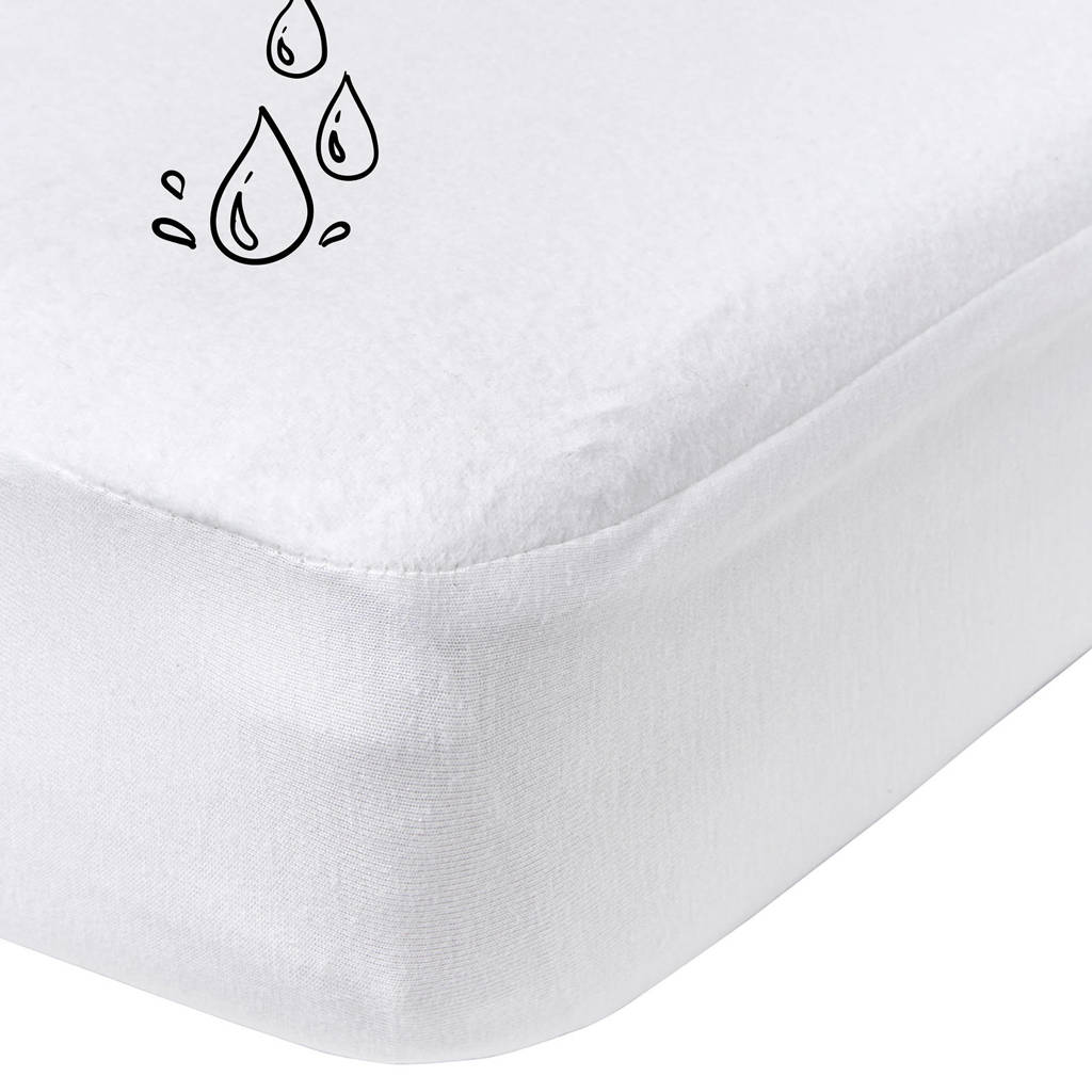 perfectkatoenen molton pu waterdicht hoeslaken 60x120 cm