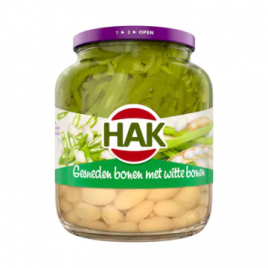 Hak Gesneden bonen met witte bonen