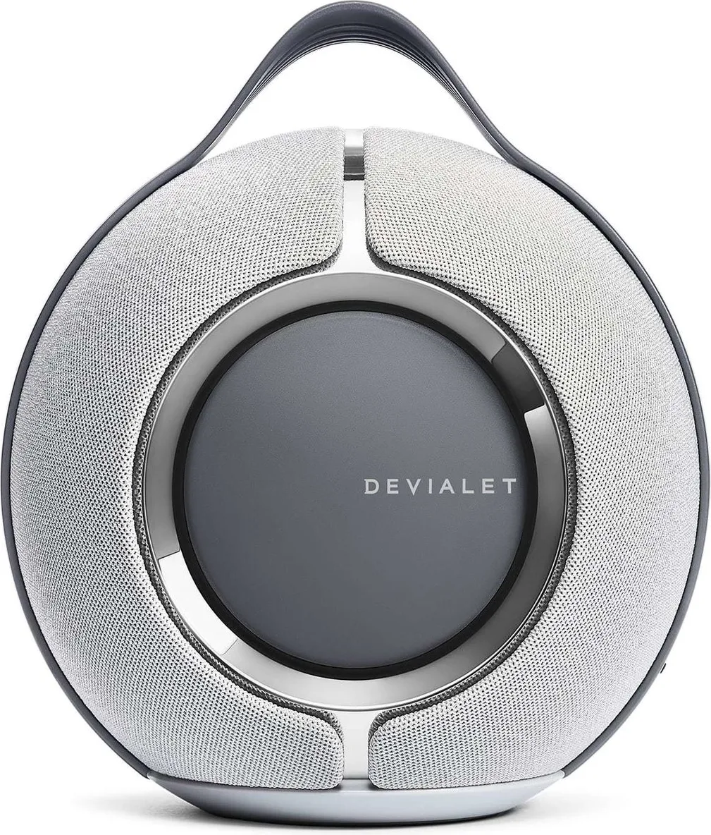 Devialet Mania 95 dB Gris clair   Charging station Enceintes Bluetooth portables