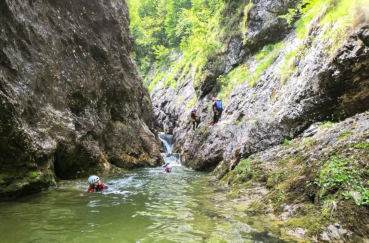 Canyoning Halbtagestour St. Gallen