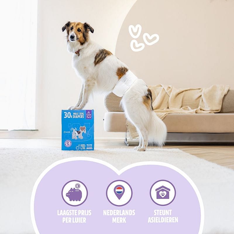 EasyPets Hondenluiers Reu Hond | M/L | 20044.3