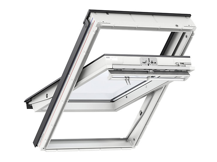 Fenêtre de toit à rotation VELUX Tout Confort Everfinish - polyuréthane L.55 x H.78 cm (GGU 0057 CK02)