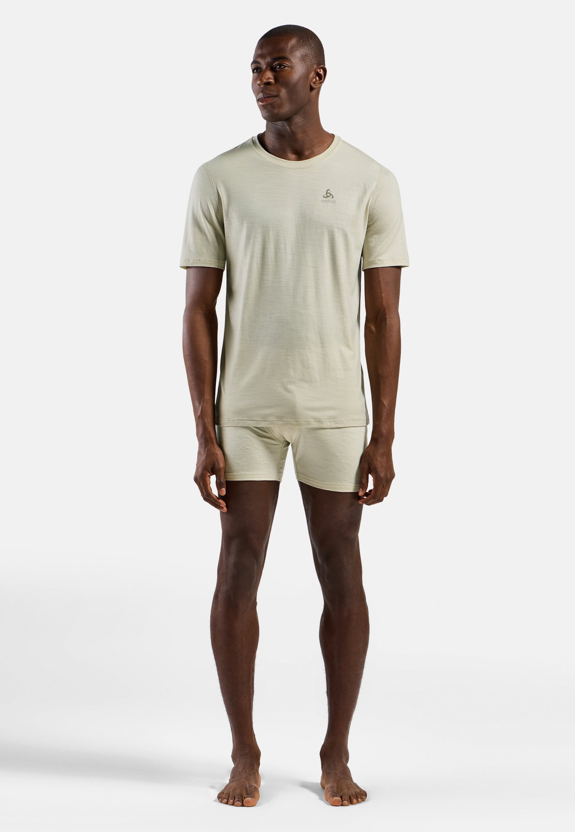 Natural Merino 160 Base Layer T-shirt in agate gray