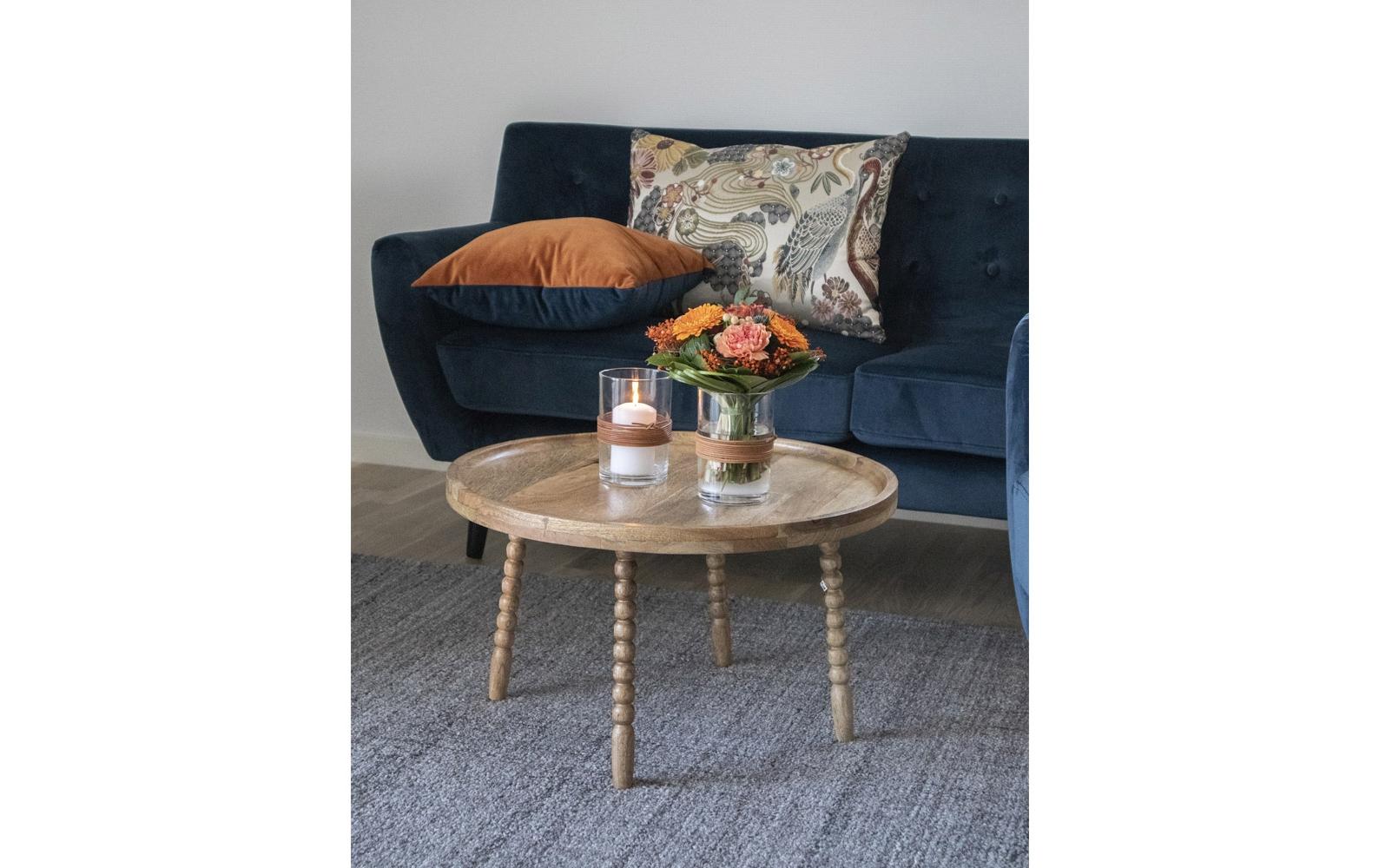 Couchtisch Jammu 60 x 35 cm, Nature<br>Sofatisch aus Mangoholz