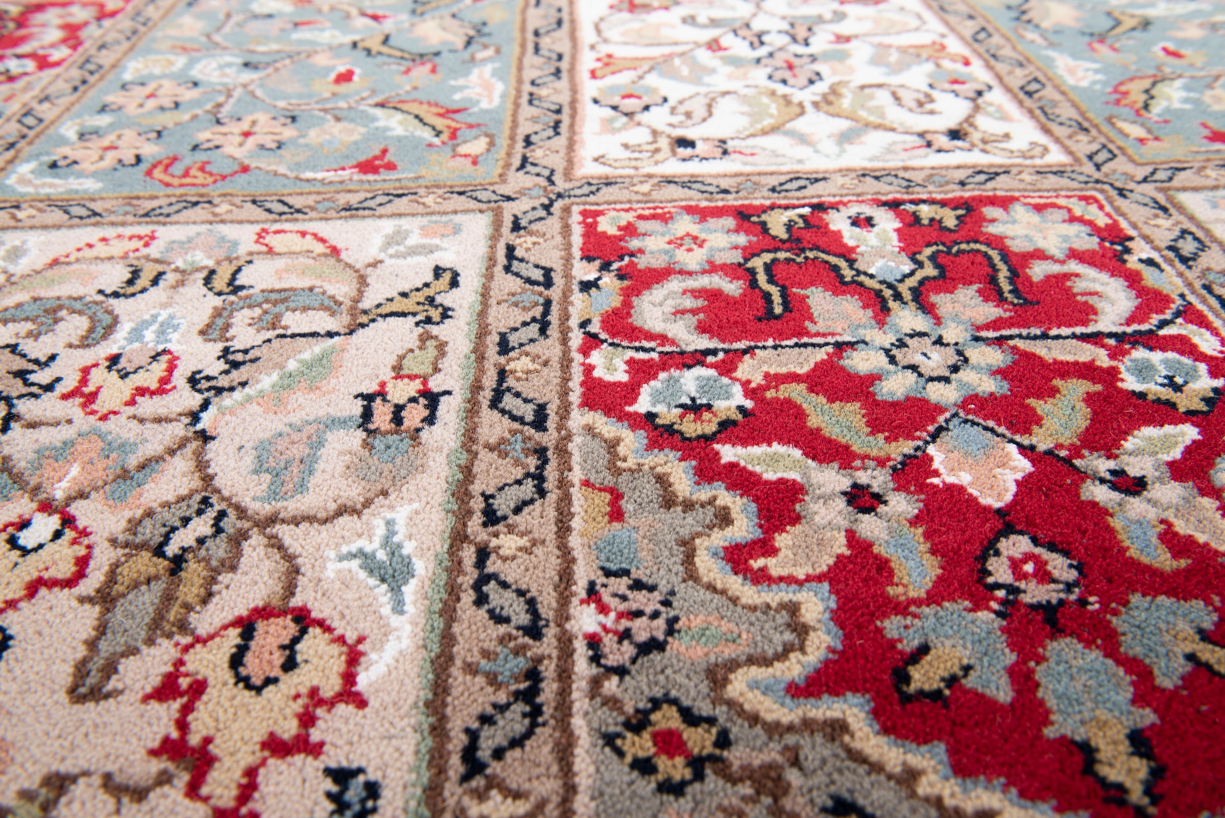 my home Orientteppich »BB Oriantal 1« rechteckig 12 mm Höhe reine Wolle, handgeknüpft, orientalisches Design, mit Fransen