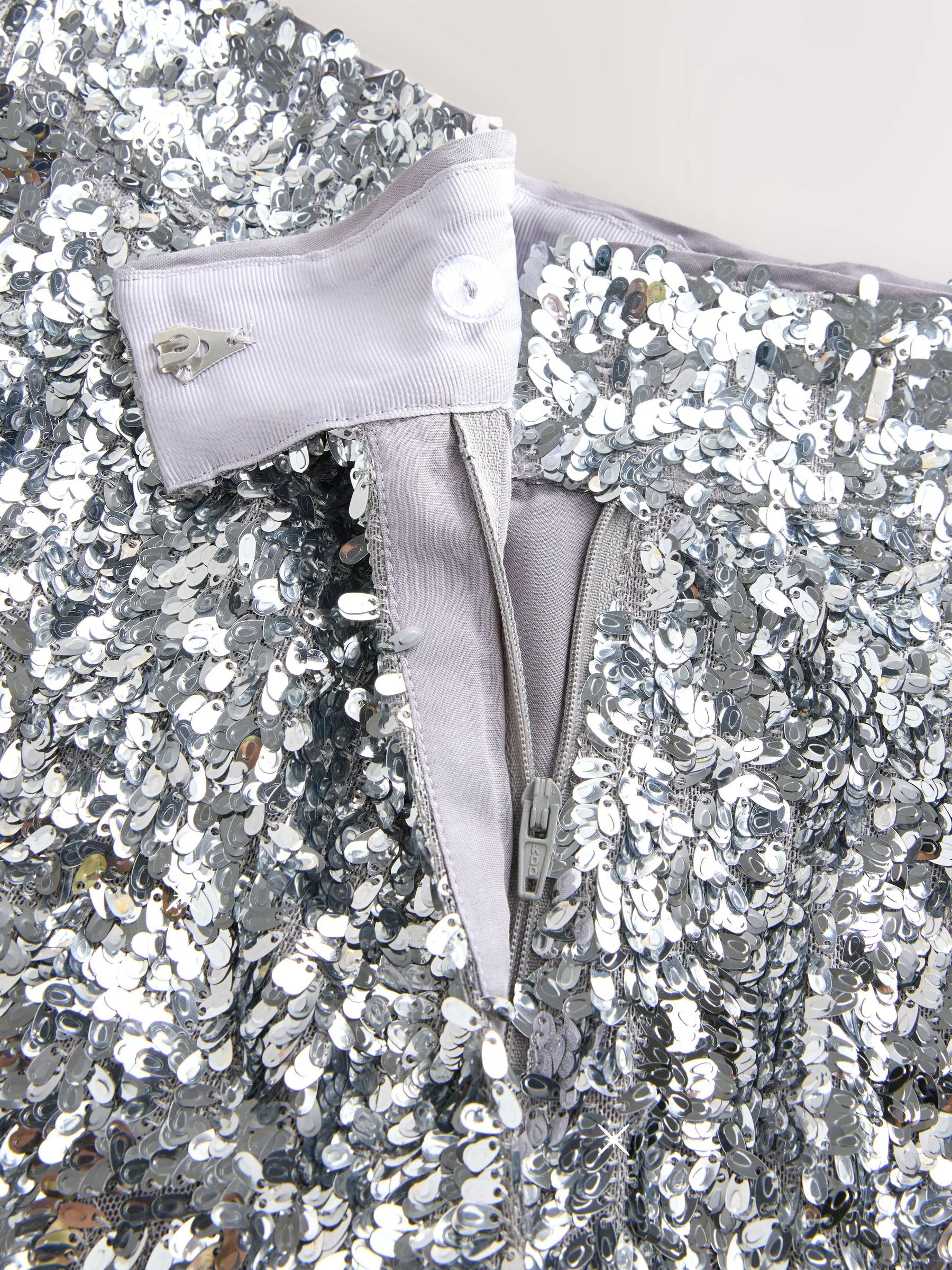 Nothing Ordinary Sequin High Waist Wide Leg Trousers