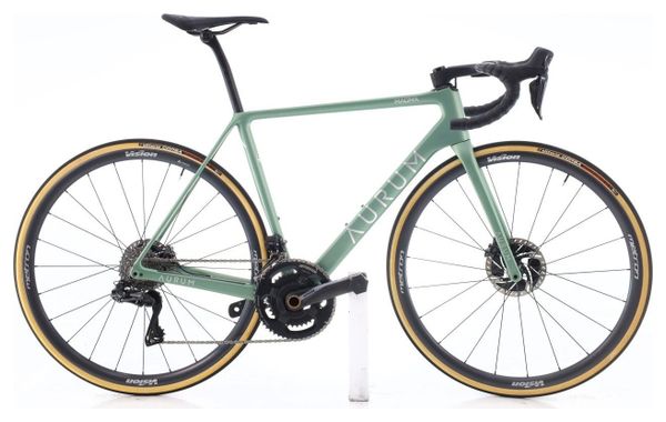 Produit reconditionné · Aurum Magma Dolomite Edition Carbone Di2 12V · Vert / Vélo de route / Aurum | Très bon état