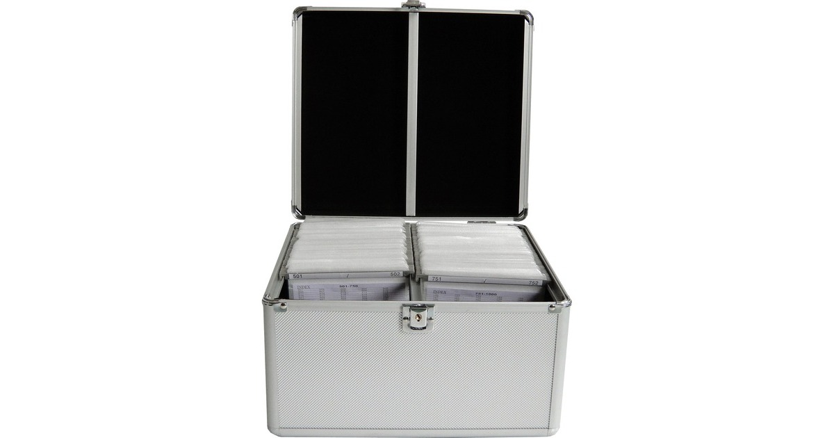 MediaRangeCD/DVD-Koffer  (Zilver, 300 stuks, Retail)