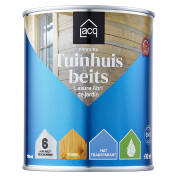Lacq Tuinhuis beits transparant bruin 750 ml
