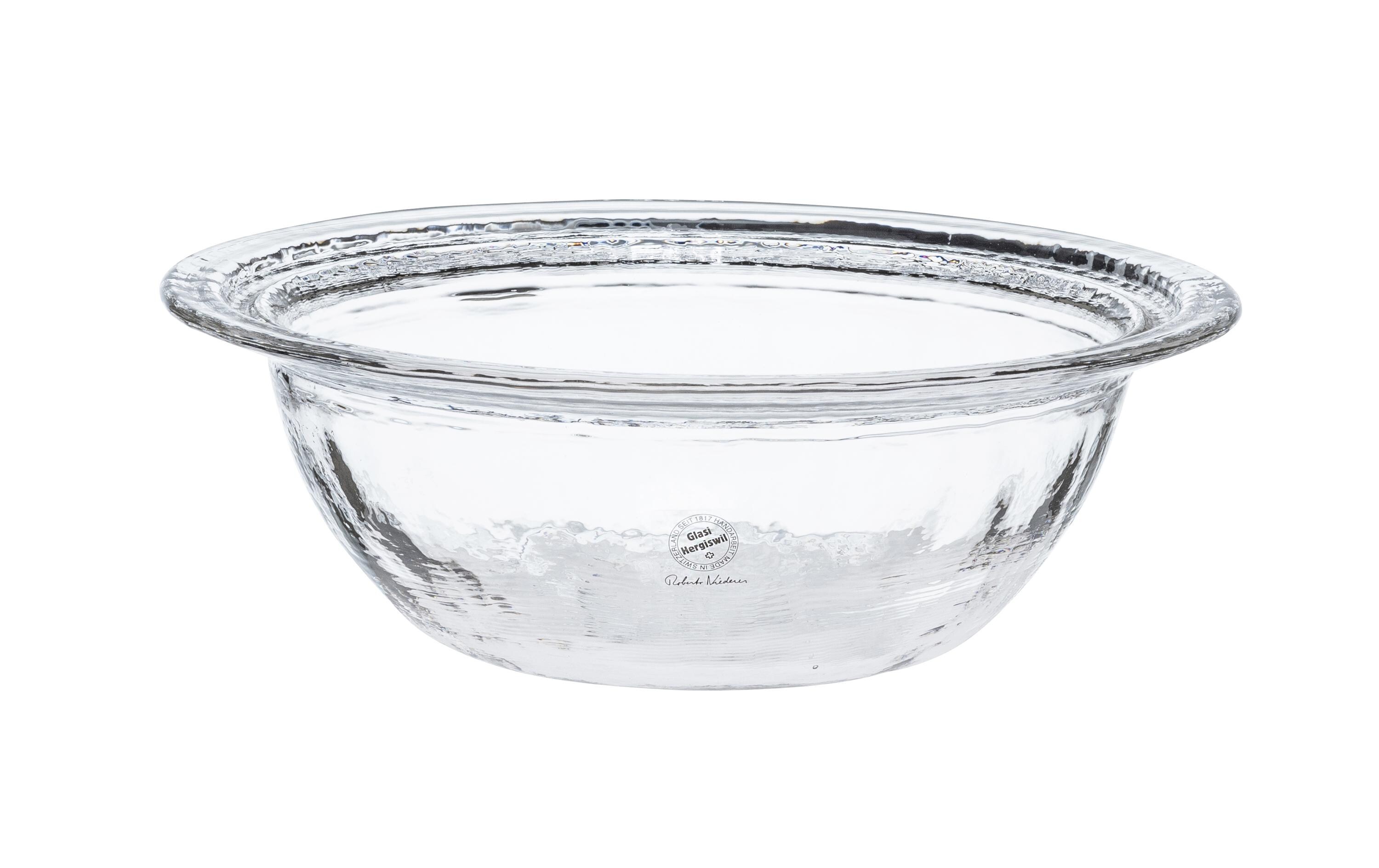Schale Anelli 28.5 cm, 1 Stück, TransparentSchale aus Glas