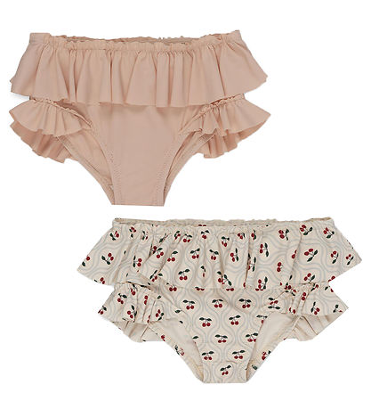 Konges Sløjd Bådebukser - 2-pak - Frill - Cherry Motif