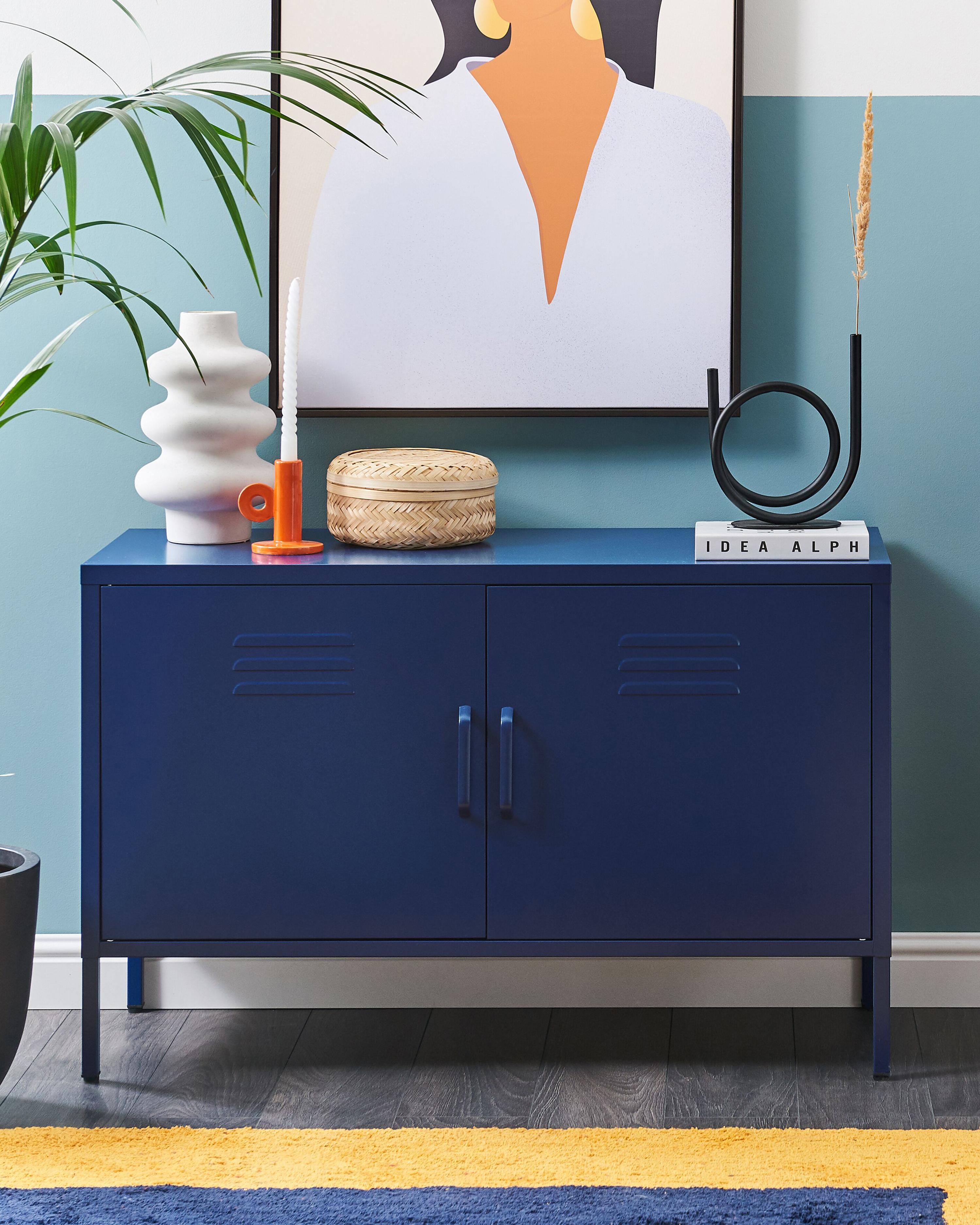 Kantoorkast URIA Metaal Marineblauw
