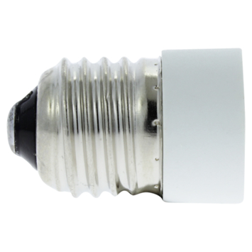 Verloopstuk Fitting van E27 naar E14 60W Wit