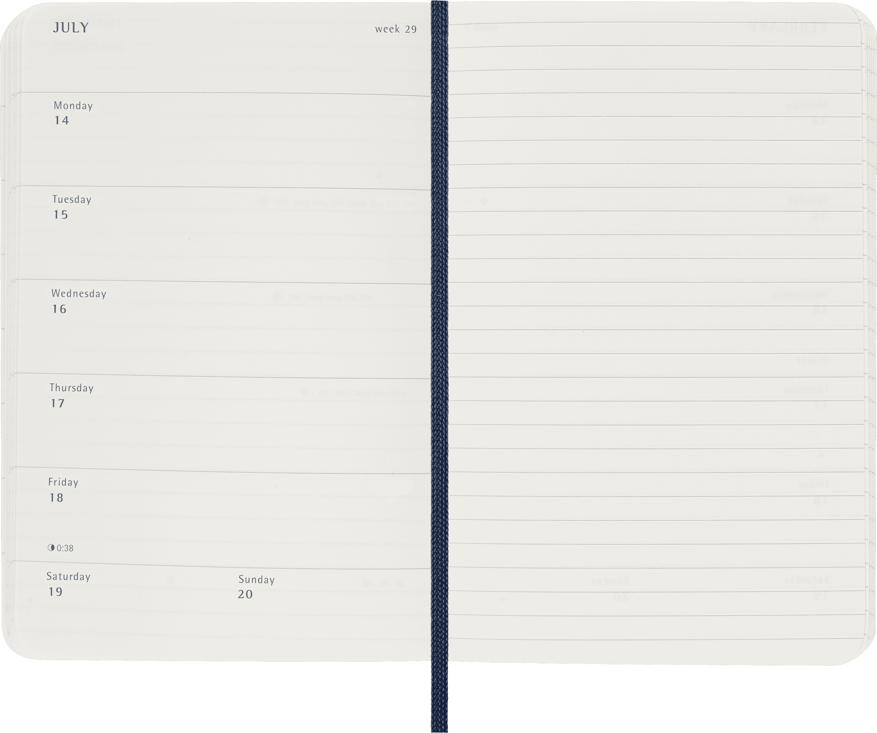 Classic Planner 2024/2025 Pocket Weekly, soft cover, 18 months