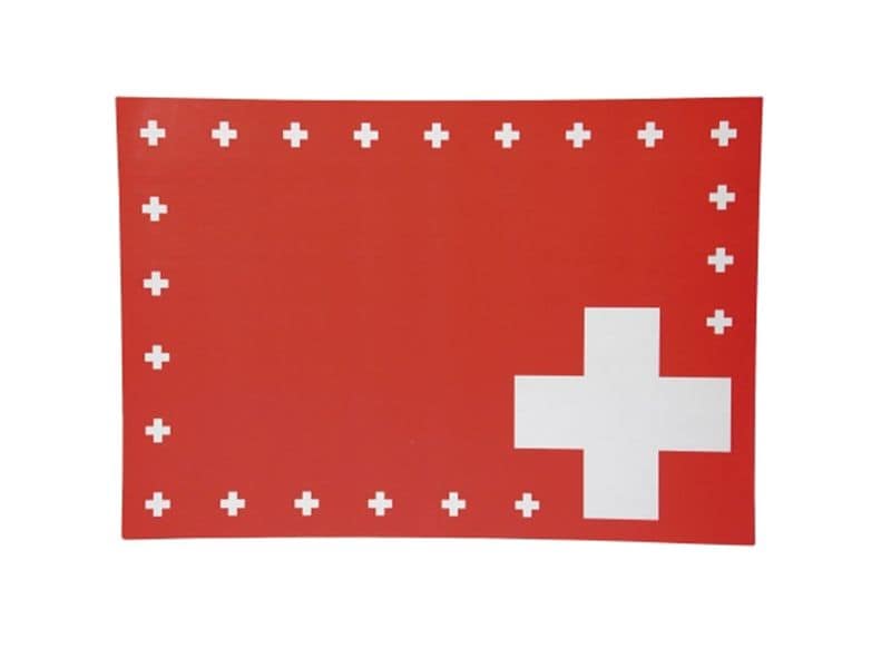 Haushaltsware Tischset Schweizerkreuz Schweizerkreuz, 8 Stü 1. August Tischsets aus Papier