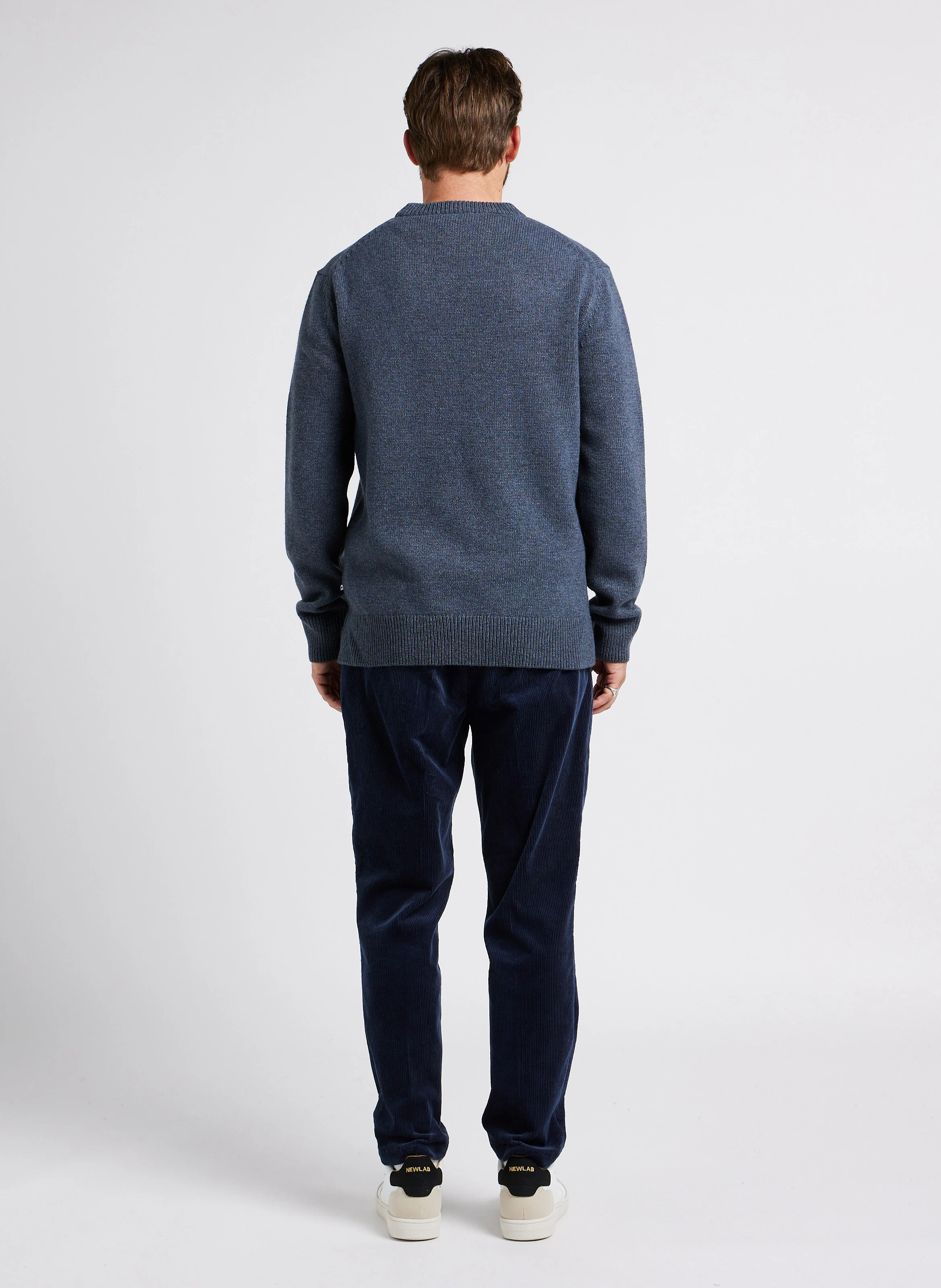 THE FINCH - Pantalon fuselé en coton mélangé | Bleu