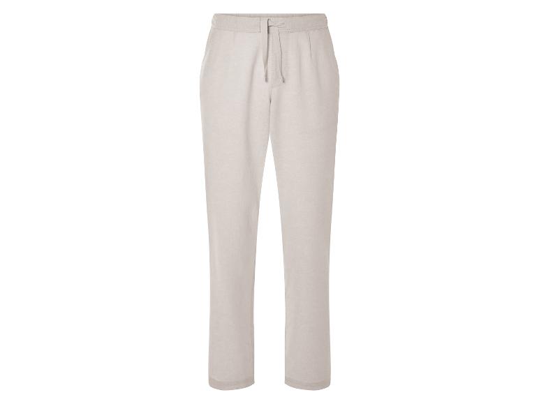 Heren broek van linnenmix