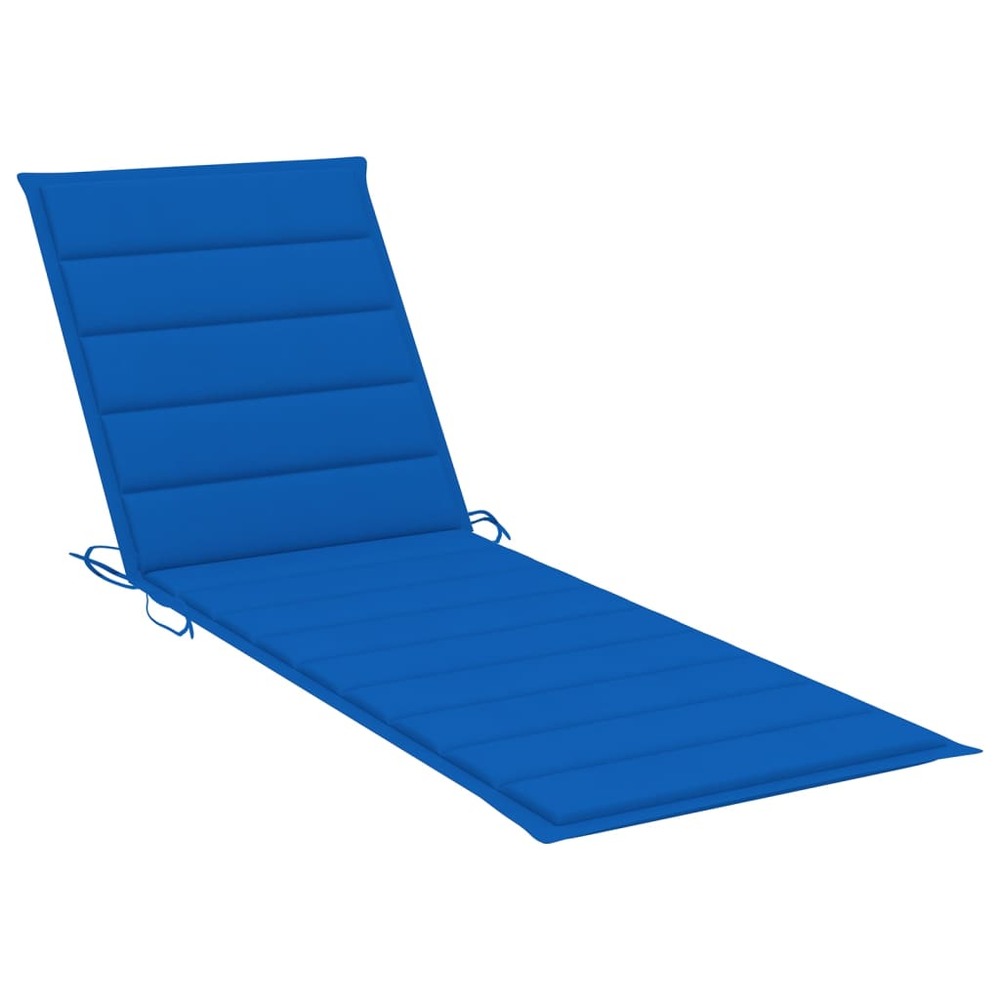 Transat chaise longue bain de soleil lit de jardin terrasse meuble d'extérieur avec coussin bois d'acacia solide gris 02_0012