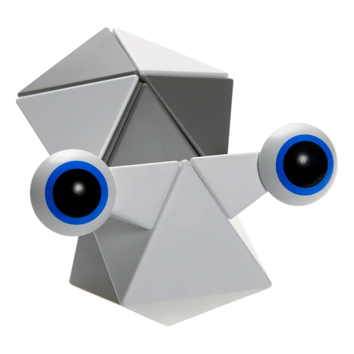 Trido Jeu de construction magnétique Greyscale - Set de 12 pièces