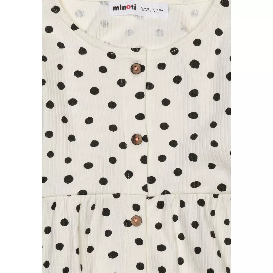 MINOTI Kleid Cremeweiß
